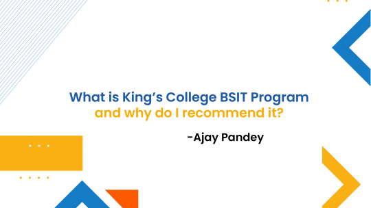 What is King’s College BSIT Program and why do I recommend it? -01