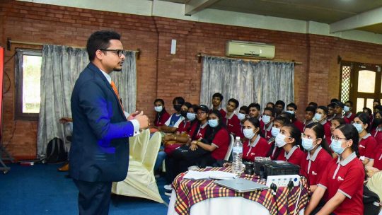 Personal branding training at Urbana school of Science